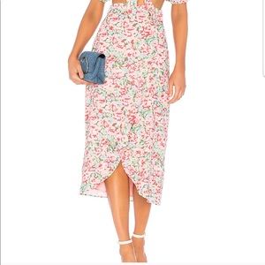 NWT LPA FLORAL SKIRT